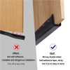 WZERHO Rubber Edging Strip - Black Plastic Trim Seal Grommet