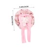 Outanaya 3pcs round hair cap big bonnet children satin bonnet