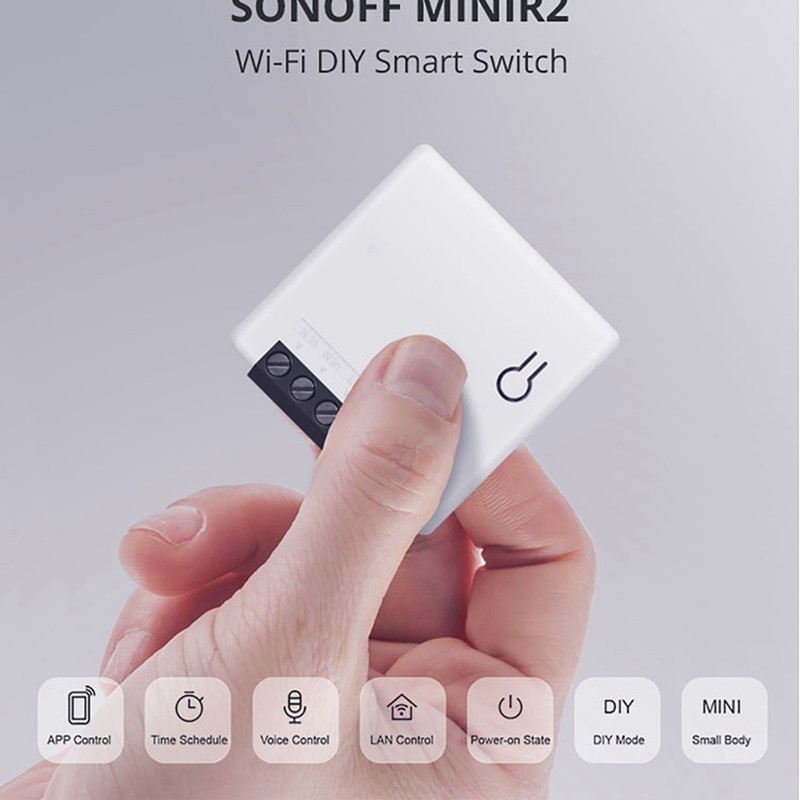 For SONOFF MINI R2 Light Switch Module Smart WiFi Wireless