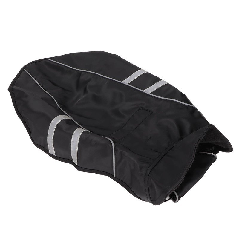 Dog Rain Jacket Lightweight Adjustable Waterproof Pet Poncho with Reflective