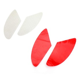 Bruce & Shark Tank Side Pad Protector Honda Triumph Kawasaki Yamaha Universal Left and Right Set Knee Grip Pad Tank Traction Pad Transparent