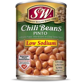 Low Sodium Pinto Chili Beans, 15.5 Ounce Cans (Pack of 12)