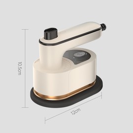 YHFTAJX Home Iron Stacking Garment Steamer Handheld Portable Iron Mini Ironing Machine Beige