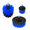 3-Piece Drill Brush Attachment Set, Nylon Power Scrubber Brushes for