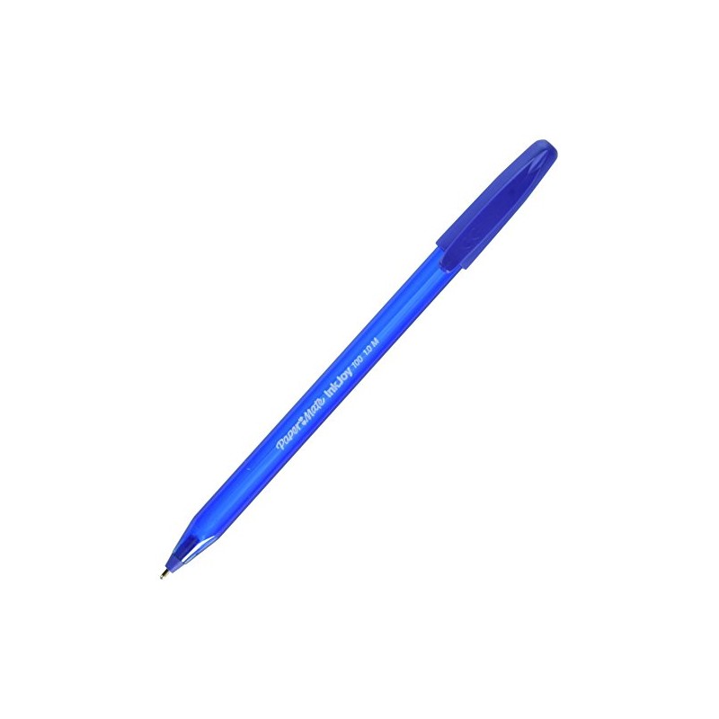 Ballpoint Stick Pens, Medium Point, 8/PK, Blue, Sold as 1