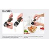 Trudeau ST/2 Mini Grinders - Set of 6, Compact &
