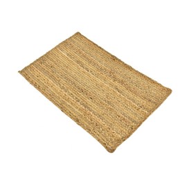 Unique Loom Braided Jute Collection Classic Quality Made Natural Hand Woven Area Rug (2' 0 x 3' 0 Rectangular, Natural)