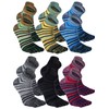 Fourluoo 6 Pairs Women Toe Socks Cotton Breathable Ankle Five