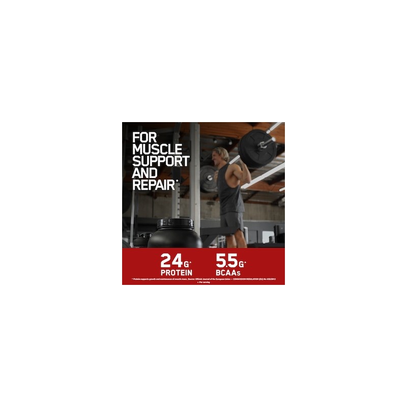 Optimum Nutrition Gold Standard 100% Whey Powder Strawberry 900g