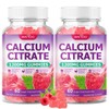 2 Packs High Absorption Calcium Citrate Gummies 1200mg - Bone