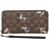 GOYA Women's Leather Long Wallet with Snoopy Print Signature, Peanuts