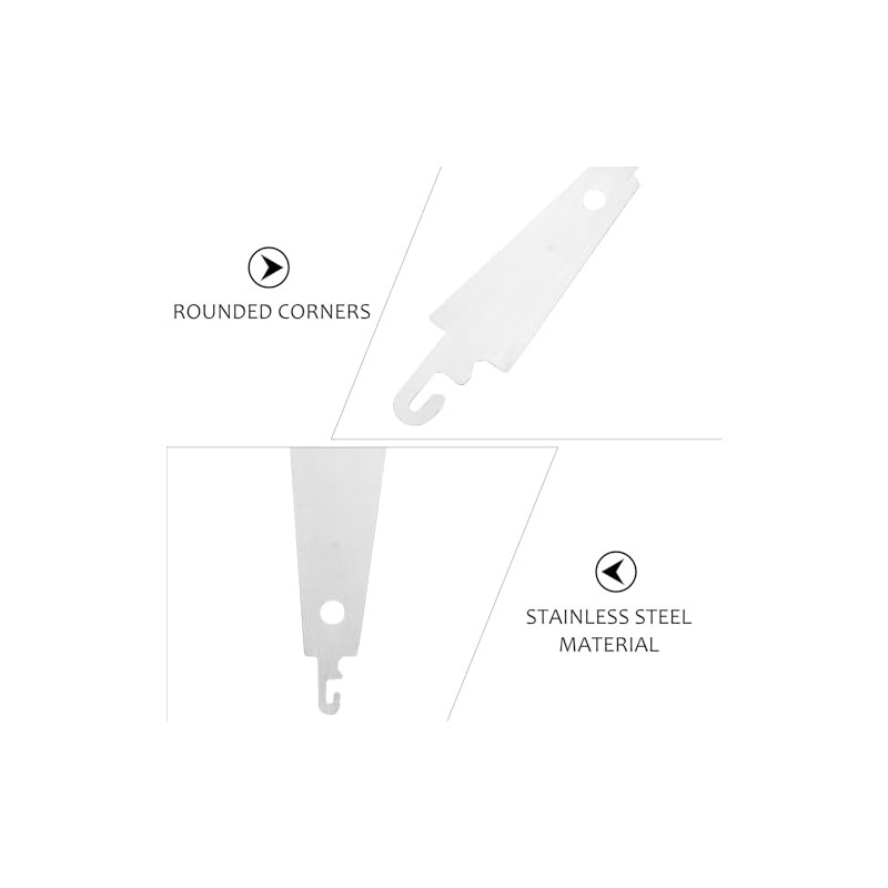 Enhebrador de Agujas de Acero Inoxidable Plata 100