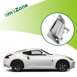 omoZone Exterior Door Handle Assembly Front Right Passenger Side Silver Compatible with 2009-2018 Nissan 370Z Replaces 80606-1EA0B 80606-1EA0C 96900