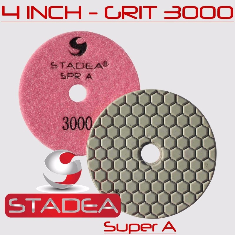 Stadea DPPD04SPRA400G1P Dry Concrete Diamond Polishing Pad for Concrete Stone
