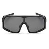 CHPO Unisex Henrik Sunglasses, Matte Black, 60, Matte black