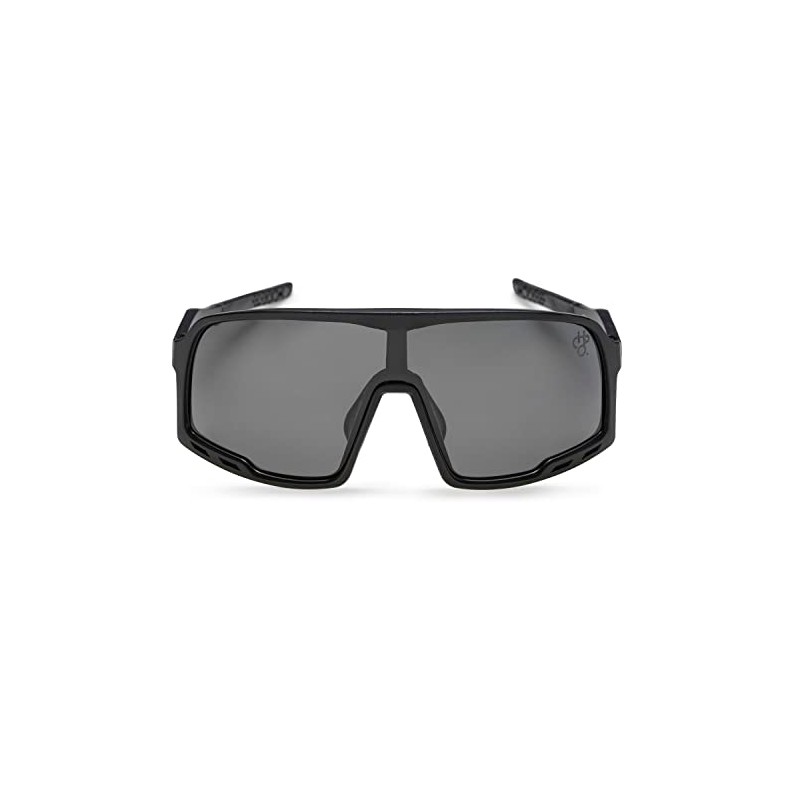 CHPO Unisex Henrik Sunglasses, Matte Black, 60, Matte black