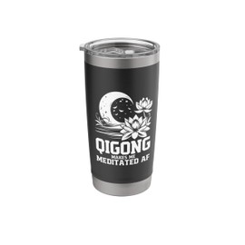 Qigong China Tradition Martial Arts Tai Chi Chi Gung Qigong Stainless Steel Insulated Tumbler