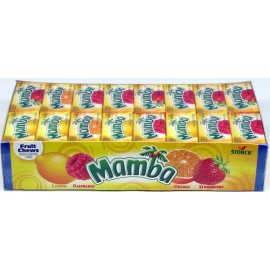 Storck Mamba Changemakers Fruit Chews Candy Taffy Original Fruits 48 Count Box