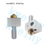 kweiny MK10 boquilla de impresora 3D Makerbot 0.4mm M7 Rosca