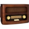 ClearClick Classic Vintage Retro Style AM/FM Radio w/ Bluetooth &