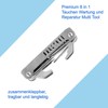 DAUERHAFT Compact 8-in-1 Diving Tool Portable Diving Tool for Repairing