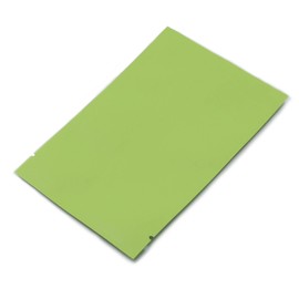 WACCOMT Pack Pack of 200 Flat Open Top Mylar Bags, Vacuum Sealable, Long-Term Food Storage, Matte Bags, Heat Sealable with Tear Notch (12 x 18 cm (4.72 x 7.09 inches), Green)