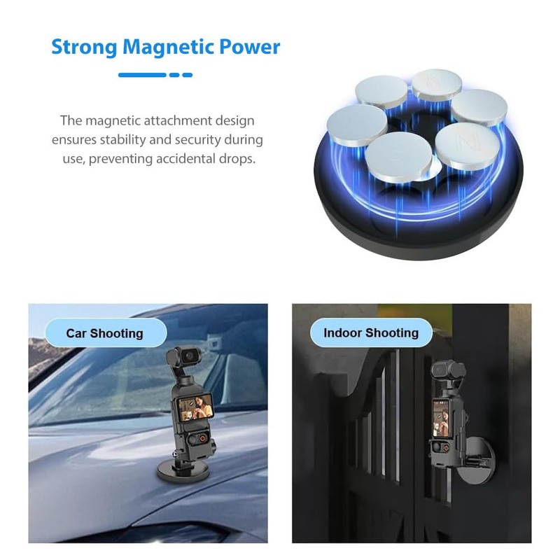 Magnetic Mount Stand Compatible with DJI Osmo Pocket 3, 180°