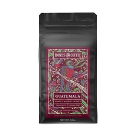 Bones Coffee Company Guatamela Single-Origin Flavored Coffee Beans & Ground Coffee 12 oz Flavored Coffee Ground & Beans (Ground)