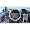 Basic Lightweight Velour Steering Wheel Cover - Taupe