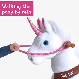 PonyCycle Horse Riding Reins (75 cm) - Pink