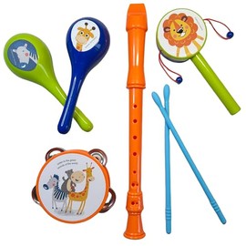 Channie's Toddler Musical Instruments Set, Kids Band Set, Music Toys for Kids Ages 3-5, Band Instruments for Toddlers