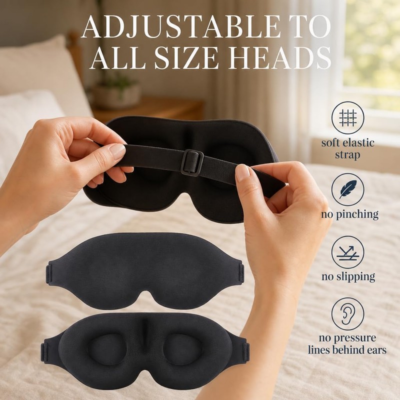 Signature 8 3D Sleep Mask for Side Sleepers - 100%