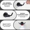 Oil Rubbed Bronze Towel Hooks, SUS 304 Stainless Steel Wall