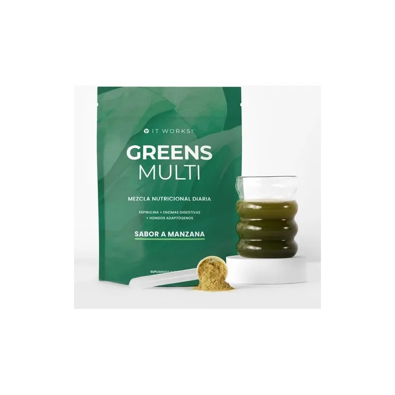 ItWorks! | Greens Multi | Manzana, Espirulina, Enzimas | 240gr