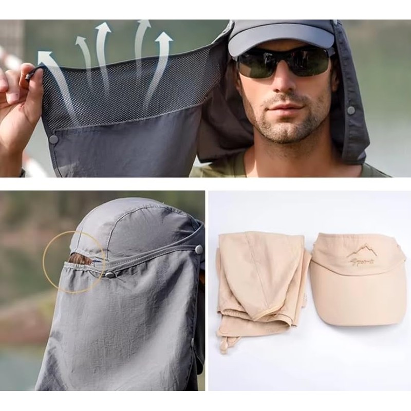 EVD-X Gorra Deportiva Máxima Protección de la Intemperie Actividades al