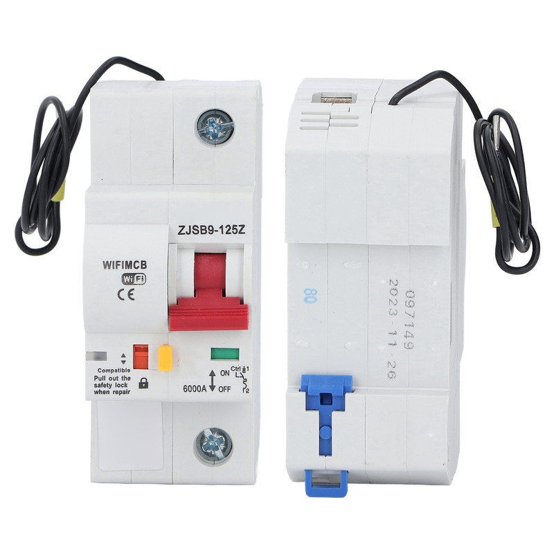 WiFi Circuit Breaker 1P 100A APP Remote Control Smart Circuit