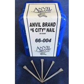 Anvil Brand 6 City Head Horseshoe Nails 250 Count Box