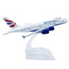 Nhemeylp Model Plane, 1:400 Scale A380 Model Plane, Metal Alloy