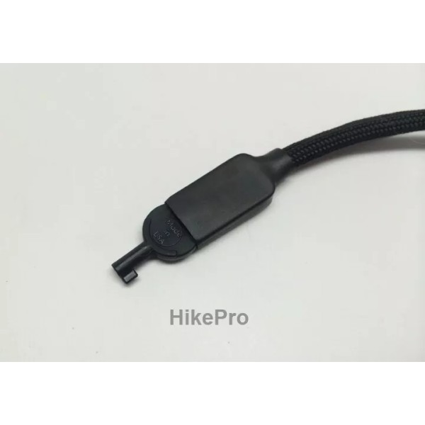 HikePro LLC HIDDEN Cuff Key Zipper Pull Handcuff Non-Metallic Covert