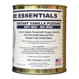 Future Essentials Canned Instant Vanilla Pudding- 28 Servings