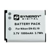 Synergy Digital Camera Battery, Works with Nikon Coolpix S3700 Digital