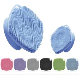 Silicone Face Scrubber, Compact Lightweight Accessory for Travel and Daily Use - ARIOSOX Silicone Body Scrubber Suction