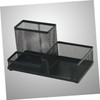 TEHAUX Metal Mesh Desk Organizer Sturdy Storage Case for Office