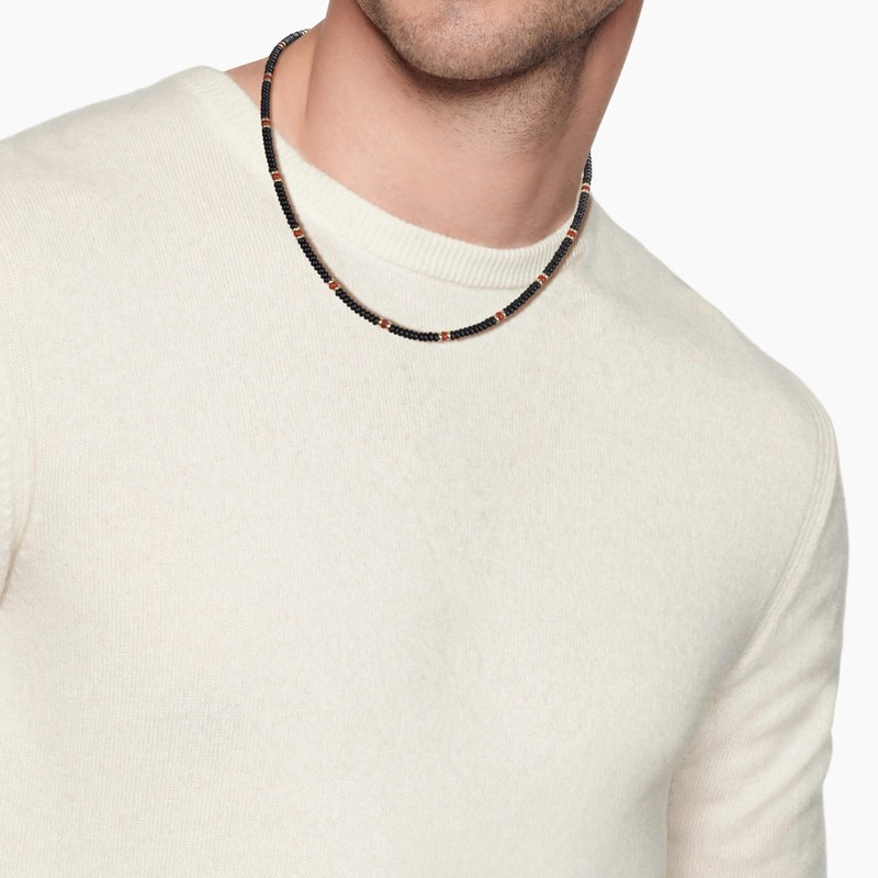 GAVU Gemstone Pearl Necklace for Men, Stone, No Gemstone