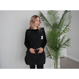 Professional Stylist and Make Up Artist Vest - Hair Cutting Vest for Hairdressers, Stylists, Make up Artists and Barbers - Flower One Size Adjustable Fit for Everyone