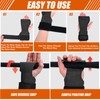 Weight Lifting Wrist Strap Cowhide Material Robust Lifting Straps for