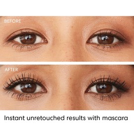 bareMinerals Strength & Length Serum-Infused Black Mascara, Full Size, Vegan, Cruelty-Free & Dermatologist-Tested