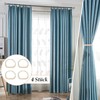 Scettar Pack of 4 Magnetic Curtain Tiebacks, Camel Coloured Tiebacks