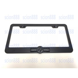 Unbranded 1pc 3D Black 86 Emblem Badge BLACK Stainless Metal License Plate Frame Holder