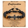 P.BLAKE Confirmation Gifts for Teenage Boys, Catholic Christian Religious Jewelry